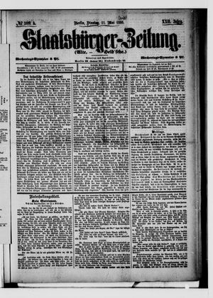 Staatsbürger-Zeitung vom 11.05.1886