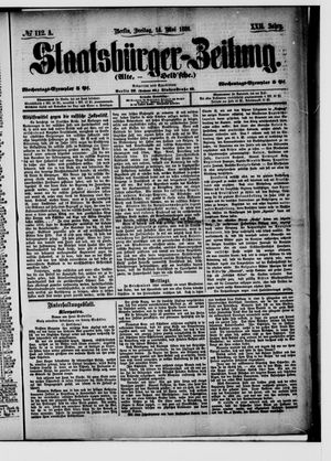 Staatsbürger-Zeitung vom 14.05.1886