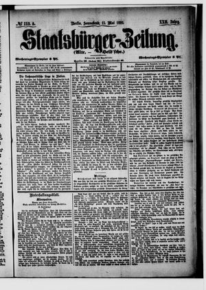 Staatsbürger-Zeitung vom 15.05.1886