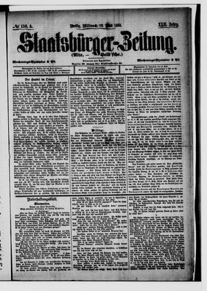Staatsbürger-Zeitung on May 19, 1886