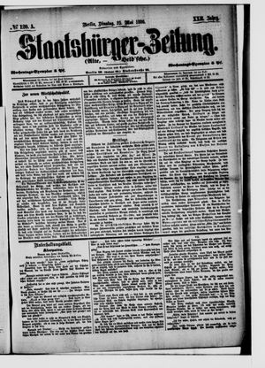 Staatsbürger-Zeitung on May 25, 1886