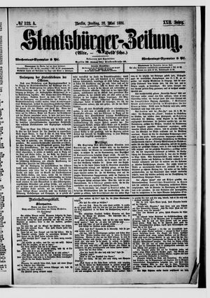 Staatsbürger-Zeitung on May 28, 1886