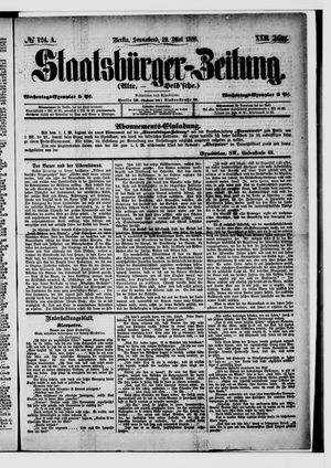 Staatsbürger-Zeitung on May 29, 1886