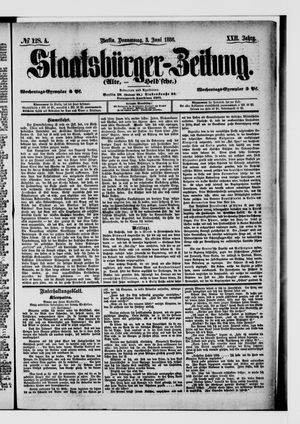 Staatsbürger-Zeitung on Jun 3, 1886