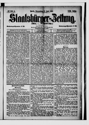 Staatsbürger-Zeitung vom 17.06.1886