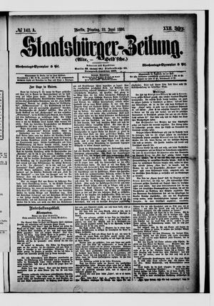 Staatsbürger-Zeitung vom 22.06.1886