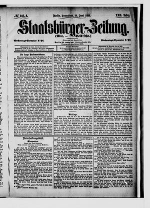 Staatsbürger-Zeitung on Jun 26, 1886