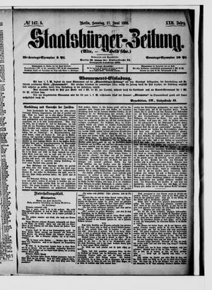 Staatsbürger-Zeitung vom 27.06.1886