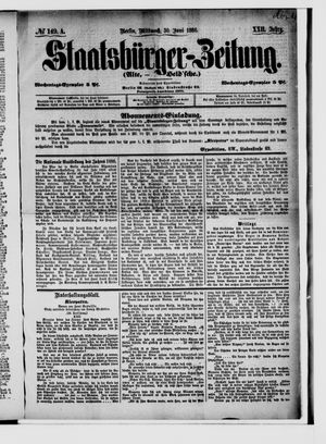 Staatsbürger-Zeitung vom 30.06.1886