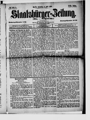 Staatsbürger-Zeitung on Jul 4, 1886