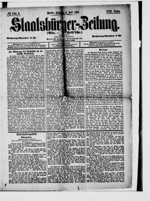 Staatsbürger-Zeitung on Jul 6, 1886
