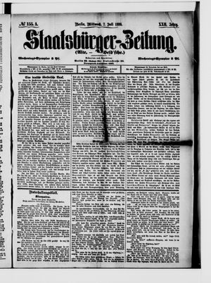 Staatsbürger-Zeitung vom 07.07.1886