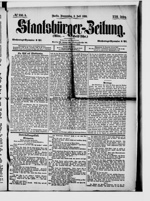 Staatsbürger-Zeitung vom 08.07.1886
