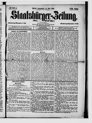 Staatsbürger-Zeitung on Jul 10, 1886