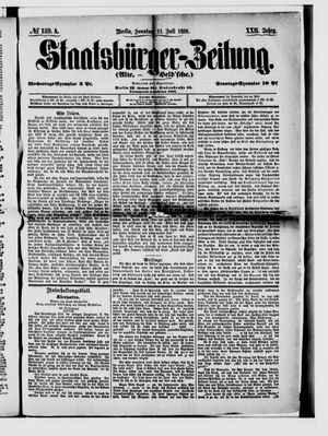 Staatsbürger-Zeitung on Jul 11, 1886