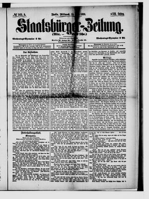 Staatsbürger-Zeitung on Jul 14, 1886