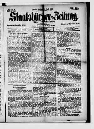 Staatsbürger-Zeitung vom 23.07.1886