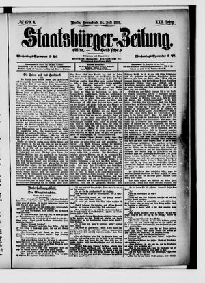 Staatsbürger-Zeitung vom 24.07.1886