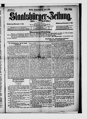 Staatsbürger-Zeitung on Jul 29, 1886
