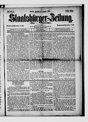 Staatsbürger-Zeitung vom 06.08.1886