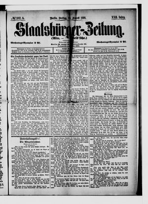 Staatsbürger-Zeitung vom 13.08.1886