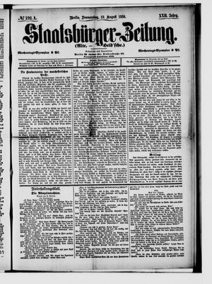 Staatsbürger-Zeitung vom 19.08.1886