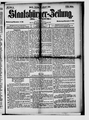 Staatsbürger-Zeitung vom 20.08.1886