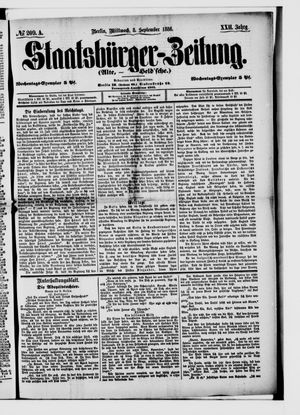 Staatsbürger-Zeitung vom 08.09.1886