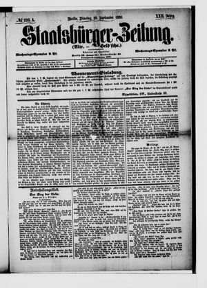 Staatsbürger-Zeitung vom 28.09.1886