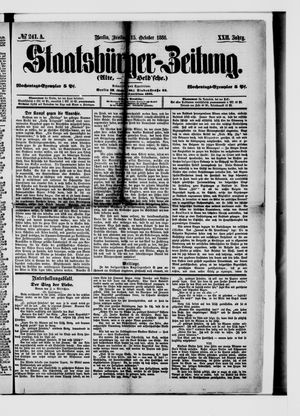 Staatsbürger-Zeitung vom 15.10.1886