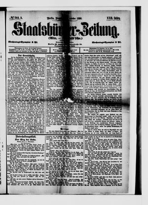Staatsbürger-Zeitung vom 19.10.1886