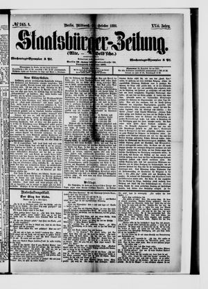 Staatsbürger-Zeitung vom 20.10.1886