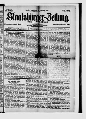 Staatsbürger-Zeitung vom 21.10.1886