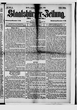 Staatsbürger-Zeitung on Nov 5, 1886