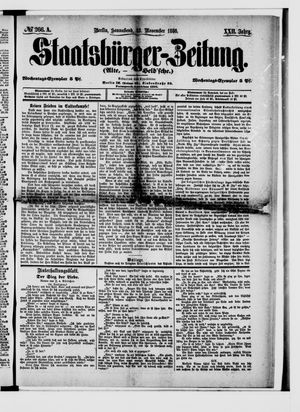 Staatsbürger-Zeitung vom 13.11.1886