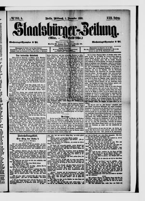 Staatsbürger-Zeitung vom 01.12.1886