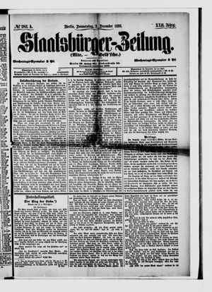 Staatsbürger-Zeitung vom 02.12.1886