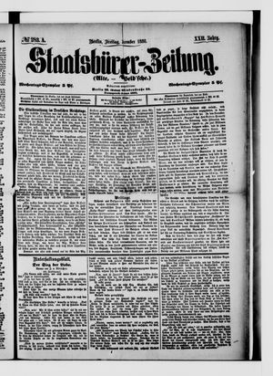 Staatsbürger-Zeitung vom 03.12.1886