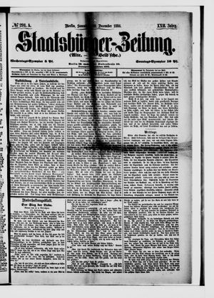 Staatsbürger-Zeitung vom 12.12.1886