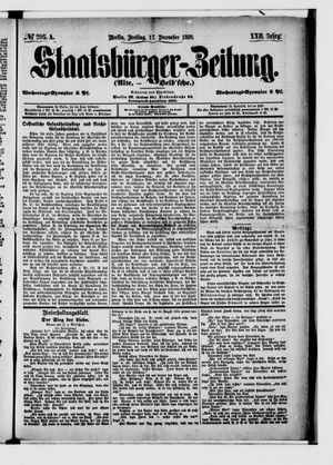 Staatsbürger-Zeitung vom 17.12.1886