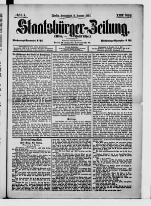 Staatsbürger-Zeitung vom 08.01.1887