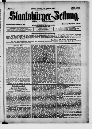 Staatsbürger-Zeitung vom 30.01.1887