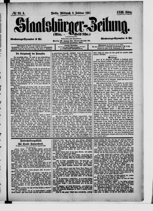 Staatsbürger-Zeitung vom 09.02.1887