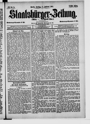 Staatsbürger-Zeitung vom 11.02.1887