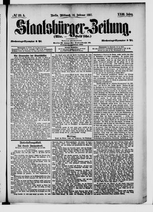 Staatsbürger-Zeitung vom 16.02.1887