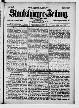 Staatsbürger-Zeitung on Mar 3, 1887