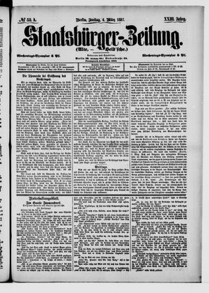 Staatsbürger-Zeitung vom 04.03.1887