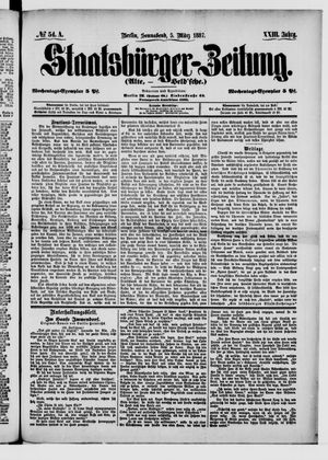 Staatsbürger-Zeitung vom 05.03.1887