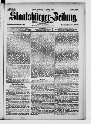 Staatsbürger-Zeitung vom 13.03.1887