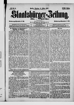 Staatsbürger-Zeitung vom 15.03.1887